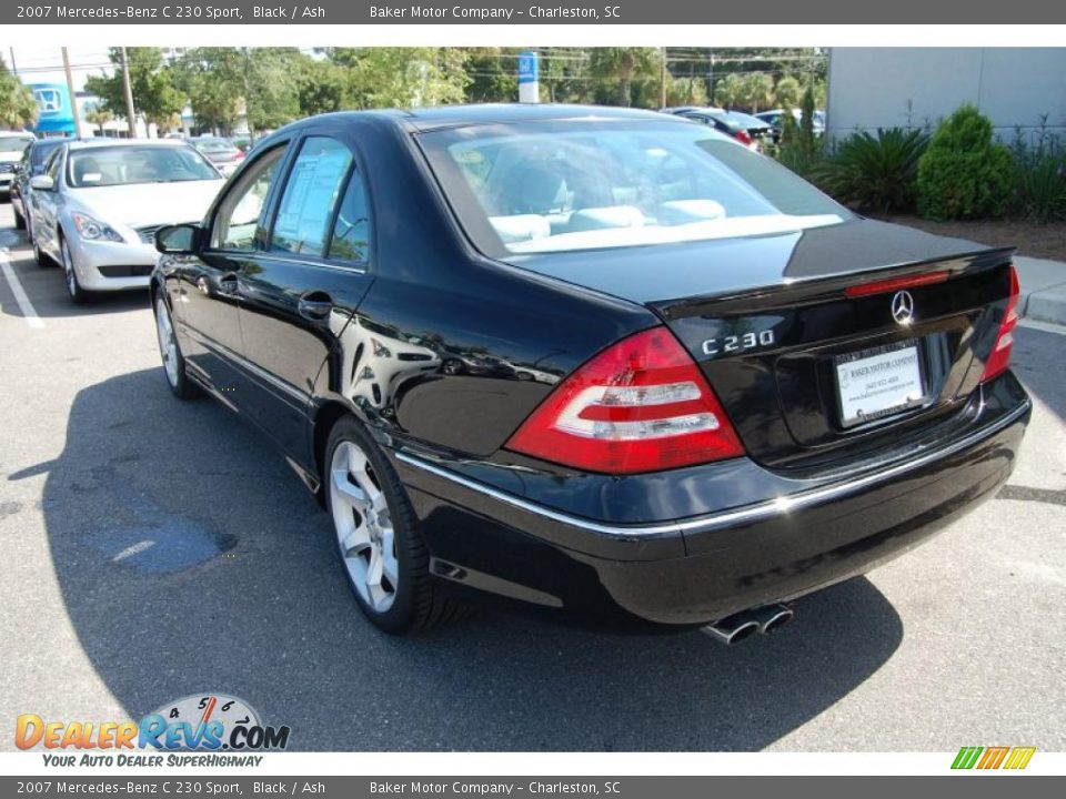 2007 Mercedes-Benz C 230 Sport Black / Ash Photo #18