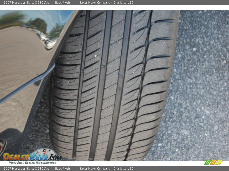2007 Mercedes-Benz C 230 Sport Black / Ash Photo #20