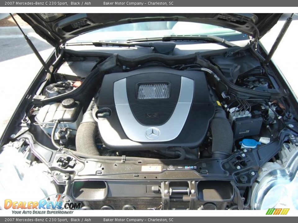 2007 Mercedes-Benz C 230 Sport Black / Ash Photo #21