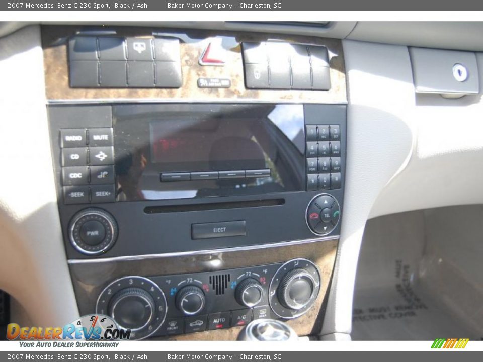 2007 Mercedes-Benz C 230 Sport Black / Ash Photo #22