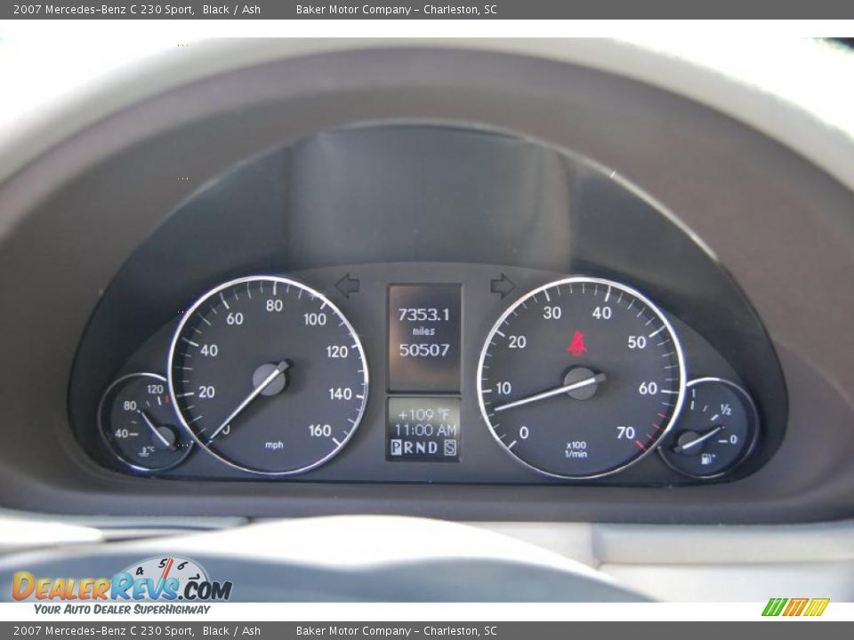2007 Mercedes-Benz C 230 Sport Black / Ash Photo #23
