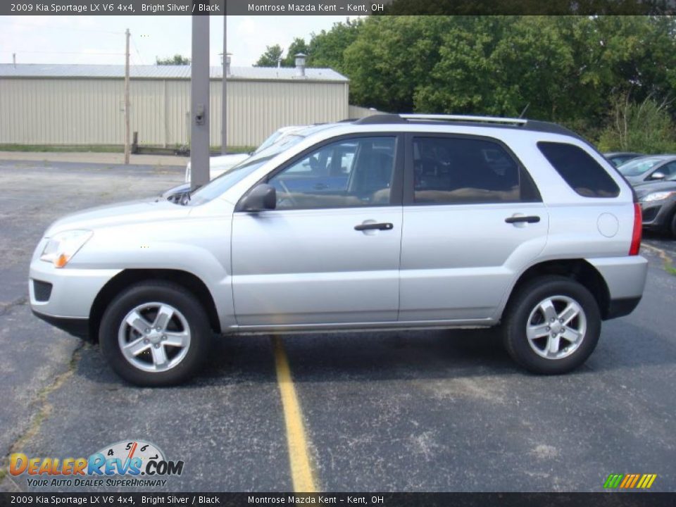 2009 Kia Sportage LX V6 4x4 Bright Silver / Black Photo #1