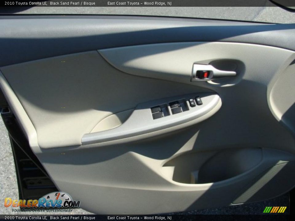 2010 Toyota Corolla LE Black Sand Pearl / Bisque Photo #5