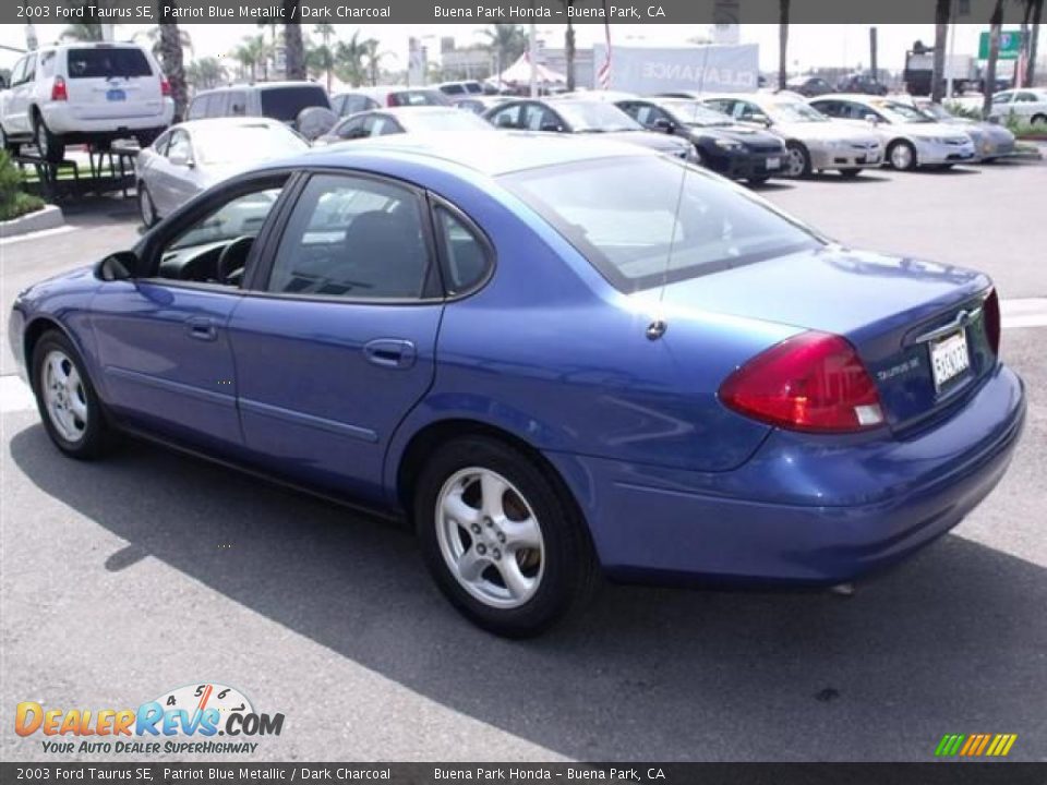 2003 Ford Taurus SE Patriot Blue Metallic / Dark Charcoal Photo #5