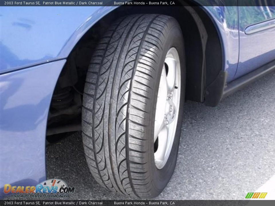 2003 Ford Taurus SE Patriot Blue Metallic / Dark Charcoal Photo #10