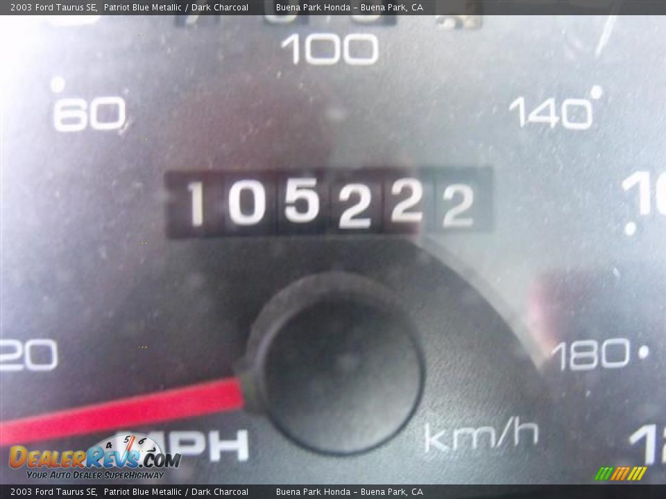 2003 Ford Taurus SE Patriot Blue Metallic / Dark Charcoal Photo #22