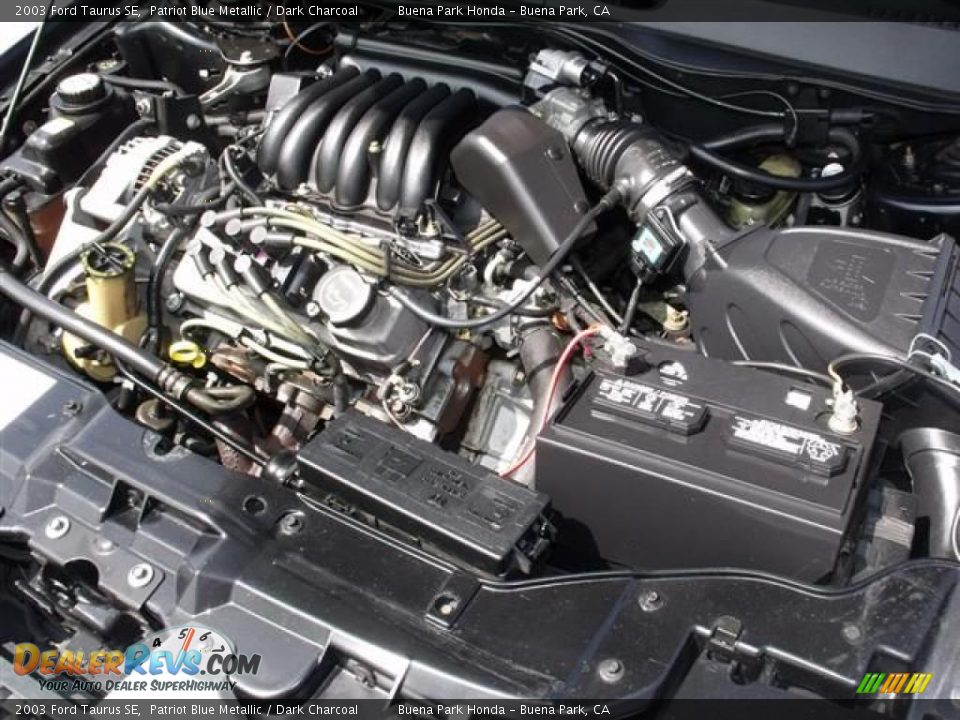 2003 Ford Taurus SE Patriot Blue Metallic / Dark Charcoal Photo #28