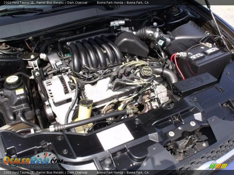 2003 Ford Taurus SE Patriot Blue Metallic / Dark Charcoal Photo #29