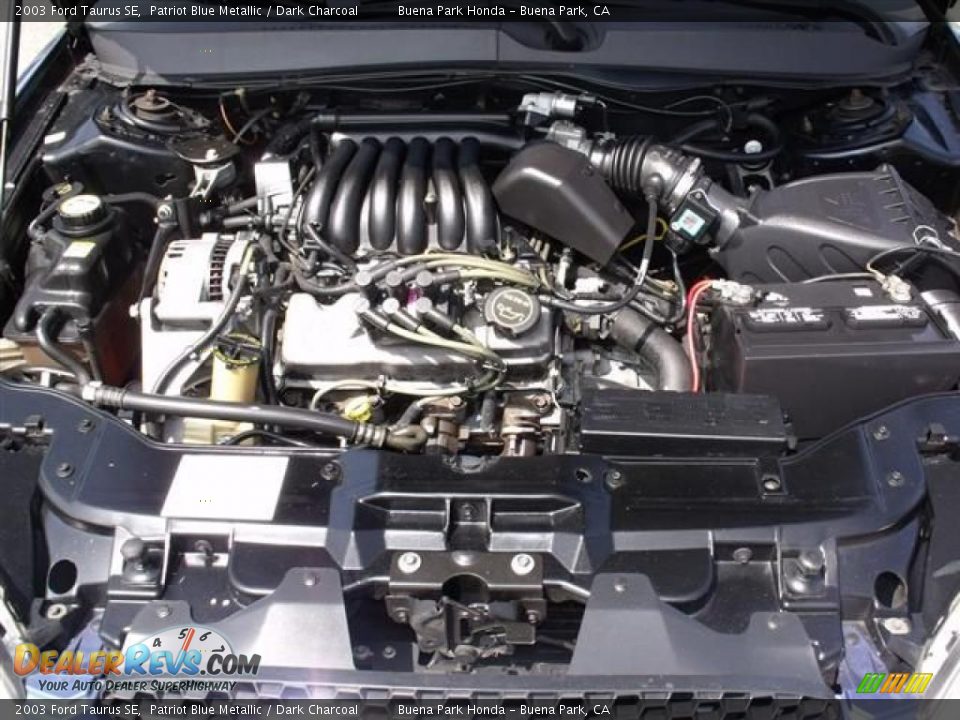 2003 Ford Taurus SE Patriot Blue Metallic / Dark Charcoal Photo #30