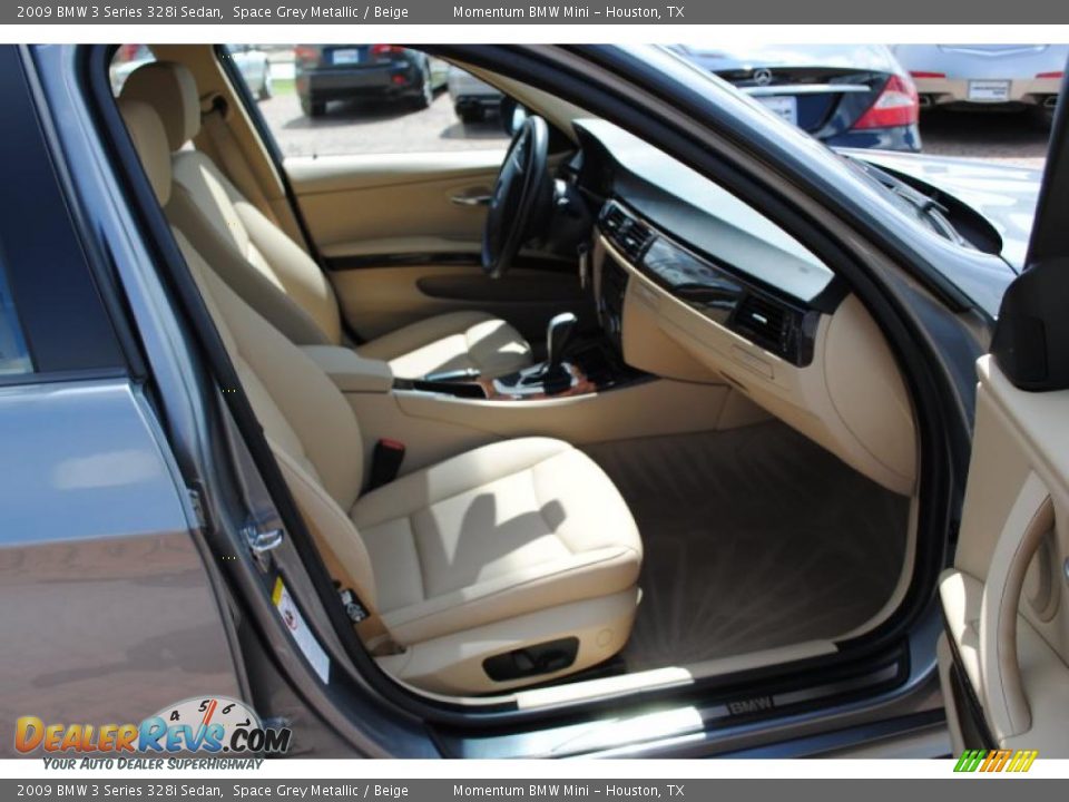 2009 BMW 3 Series 328i Sedan Space Grey Metallic / Beige Photo #9
