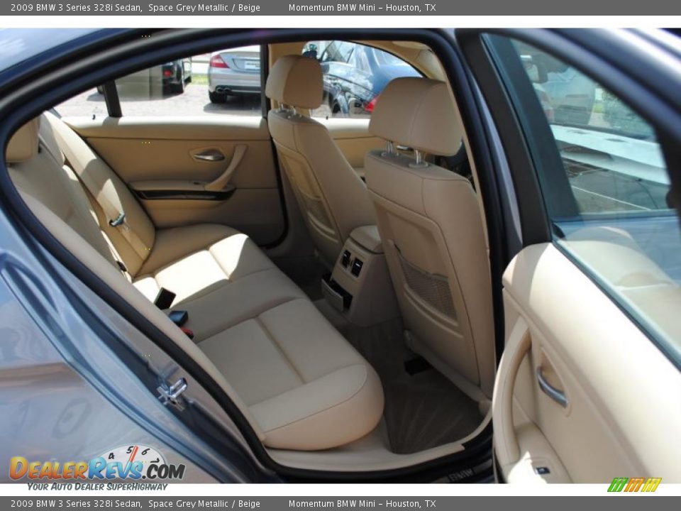 2009 BMW 3 Series 328i Sedan Space Grey Metallic / Beige Photo #10