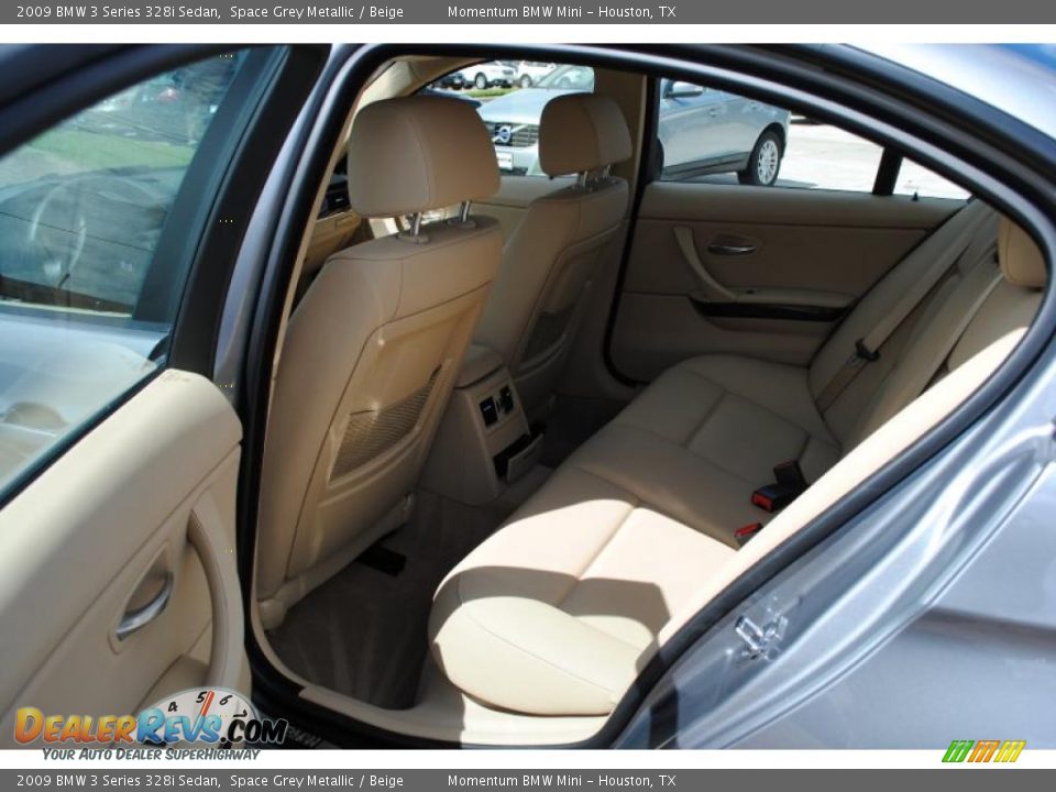 2009 BMW 3 Series 328i Sedan Space Grey Metallic / Beige Photo #12