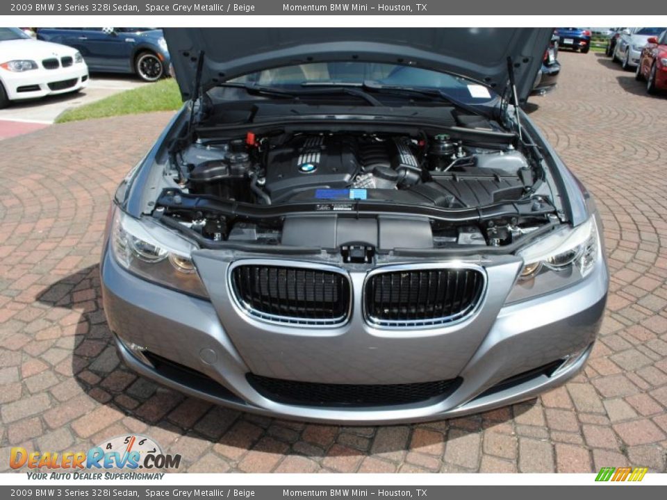 2009 BMW 3 Series 328i Sedan Space Grey Metallic / Beige Photo #19