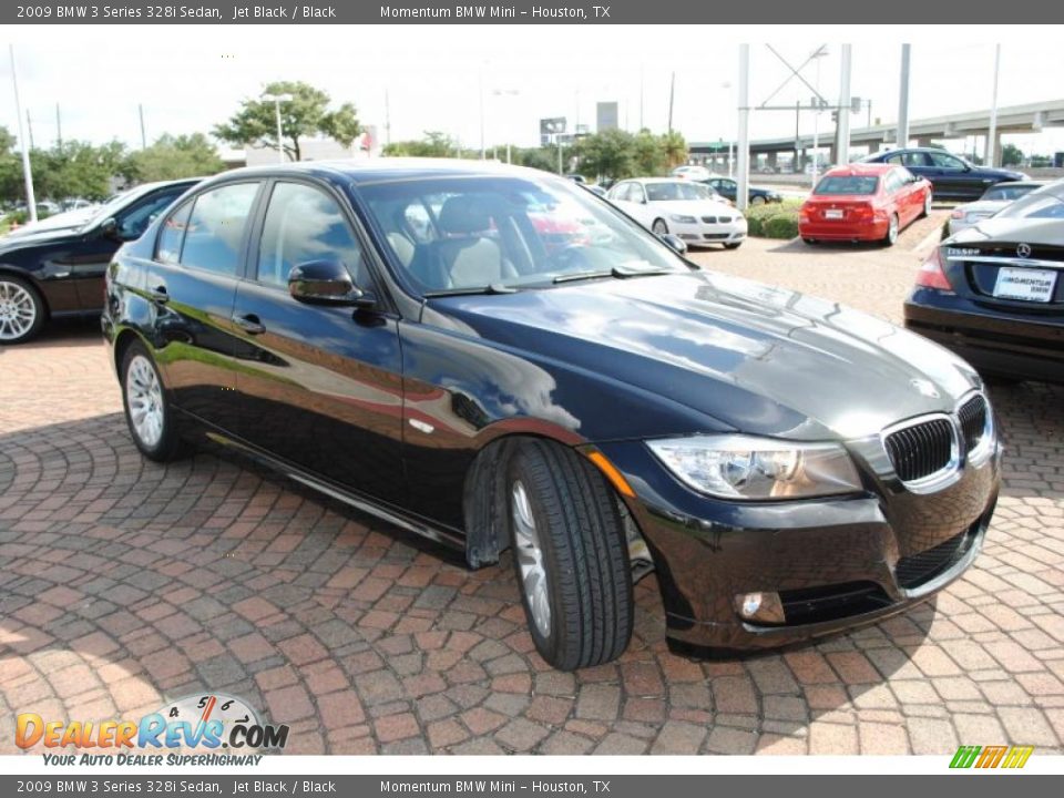 2009 BMW 3 Series 328i Sedan Jet Black / Black Photo #7