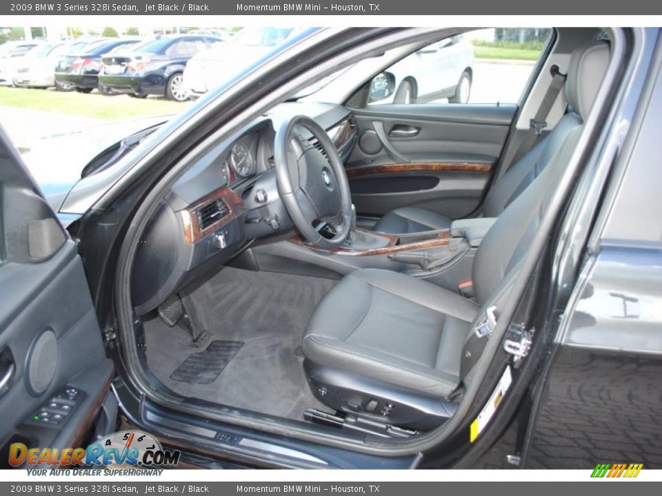 2009 BMW 3 Series 328i Sedan Jet Black / Black Photo #13