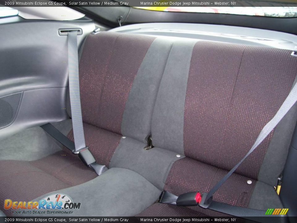 2009 Mitsubishi Eclipse GS Coupe Solar Satin Yellow / Medium Gray Photo #8