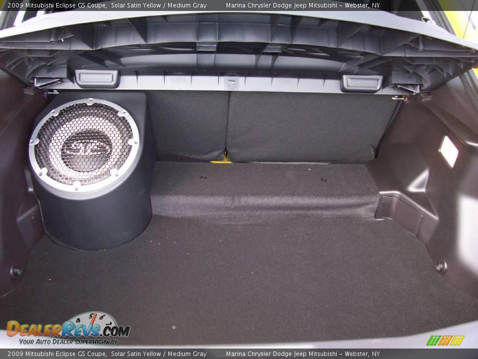 2009 Mitsubishi Eclipse GS Coupe Solar Satin Yellow / Medium Gray Photo #10