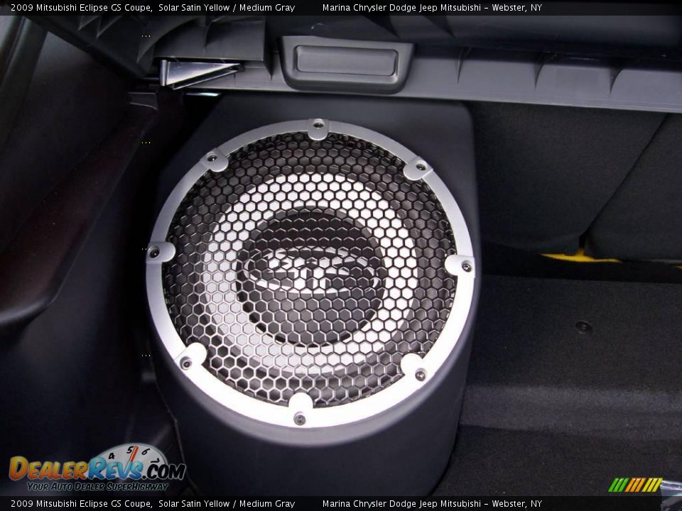 2009 Mitsubishi Eclipse GS Coupe Solar Satin Yellow / Medium Gray Photo #11