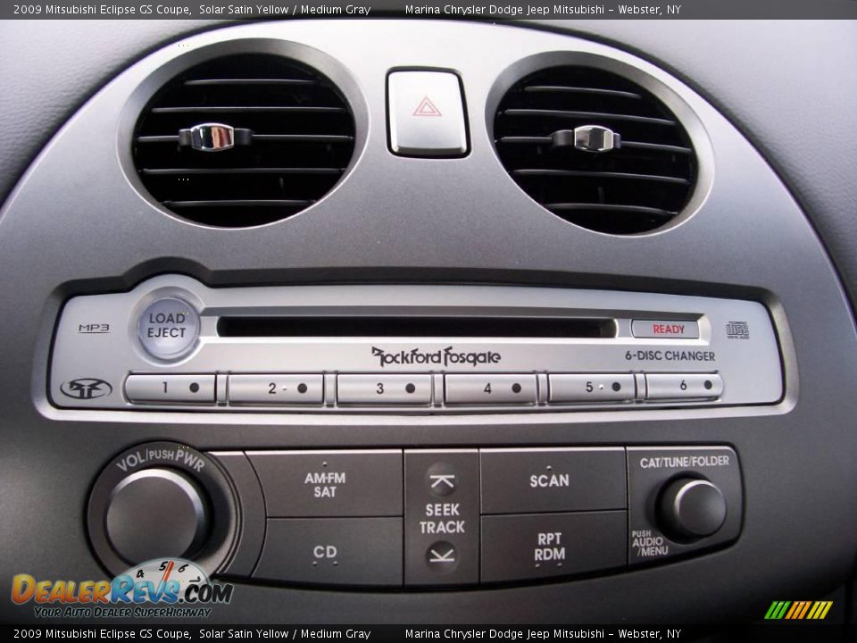 2009 Mitsubishi Eclipse GS Coupe Solar Satin Yellow / Medium Gray Photo #20