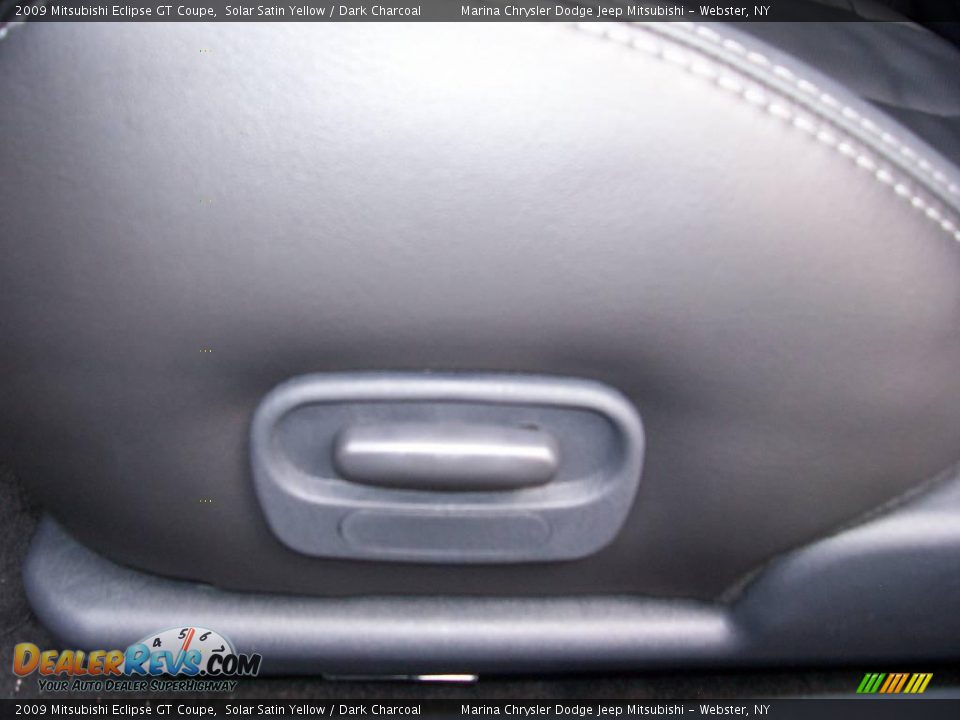 2009 Mitsubishi Eclipse GT Coupe Solar Satin Yellow / Dark Charcoal Photo #10