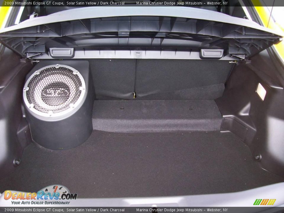 2009 Mitsubishi Eclipse GT Coupe Solar Satin Yellow / Dark Charcoal Photo #11