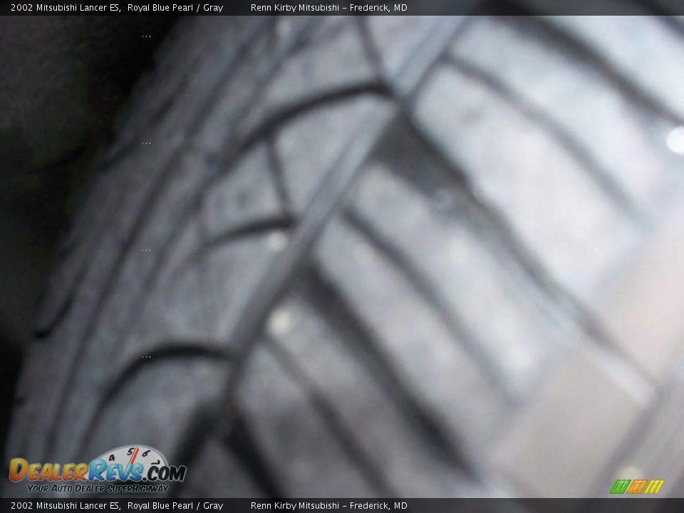 2002 Mitsubishi Lancer ES Royal Blue Pearl / Gray Photo #4