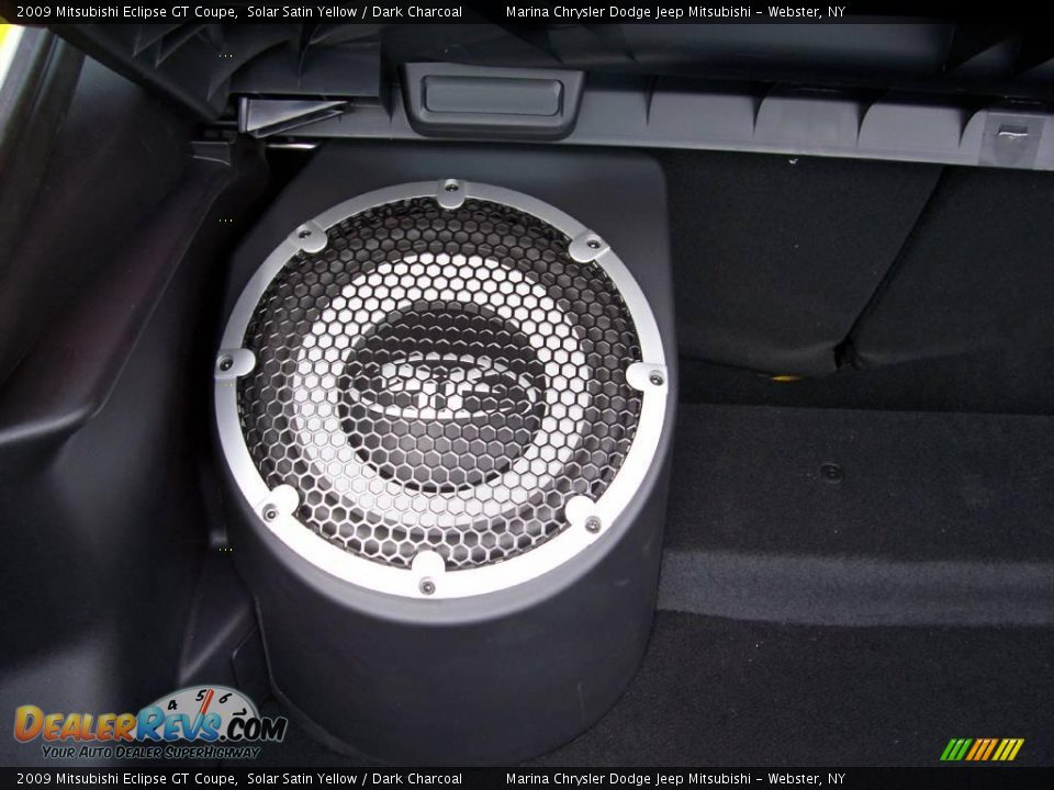2009 Mitsubishi Eclipse GT Coupe Solar Satin Yellow / Dark Charcoal Photo #12