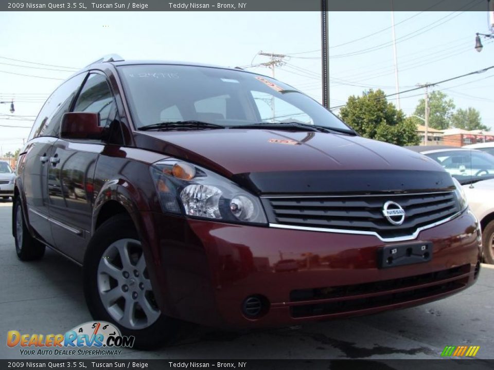 2009 Nissan Quest 3.5 SL Tuscan Sun / Beige Photo #1