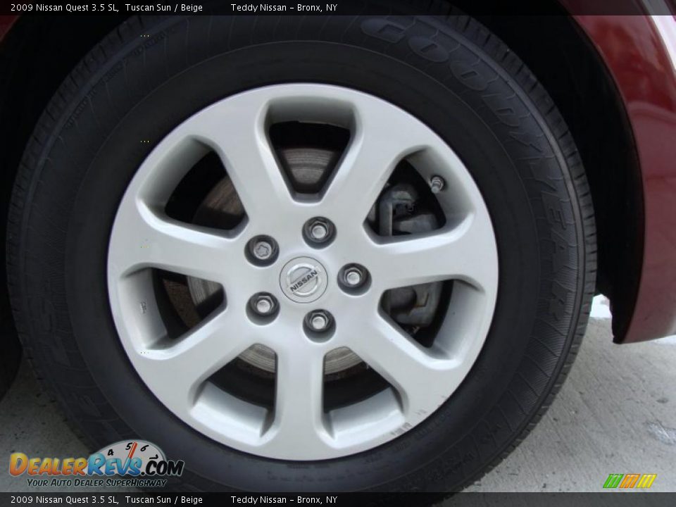 2009 Nissan Quest 3.5 SL Tuscan Sun / Beige Photo #8