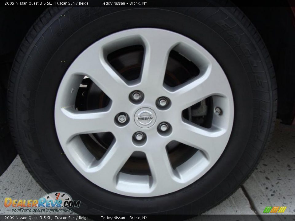 2009 Nissan Quest 3.5 SL Tuscan Sun / Beige Photo #9