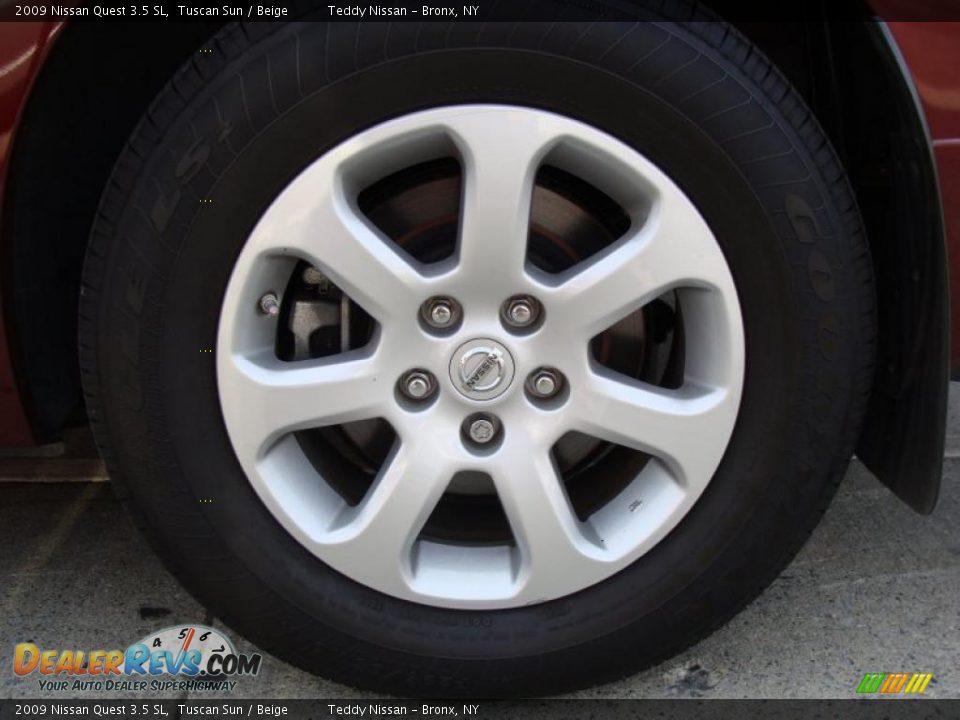 2009 Nissan Quest 3.5 SL Tuscan Sun / Beige Photo #10