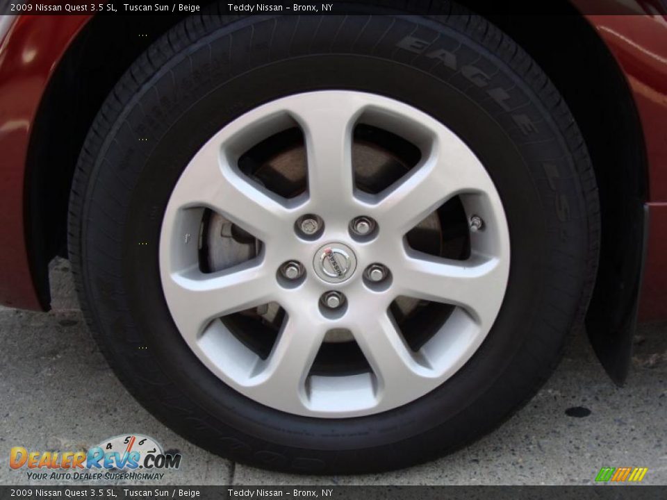 2009 Nissan Quest 3.5 SL Tuscan Sun / Beige Photo #11