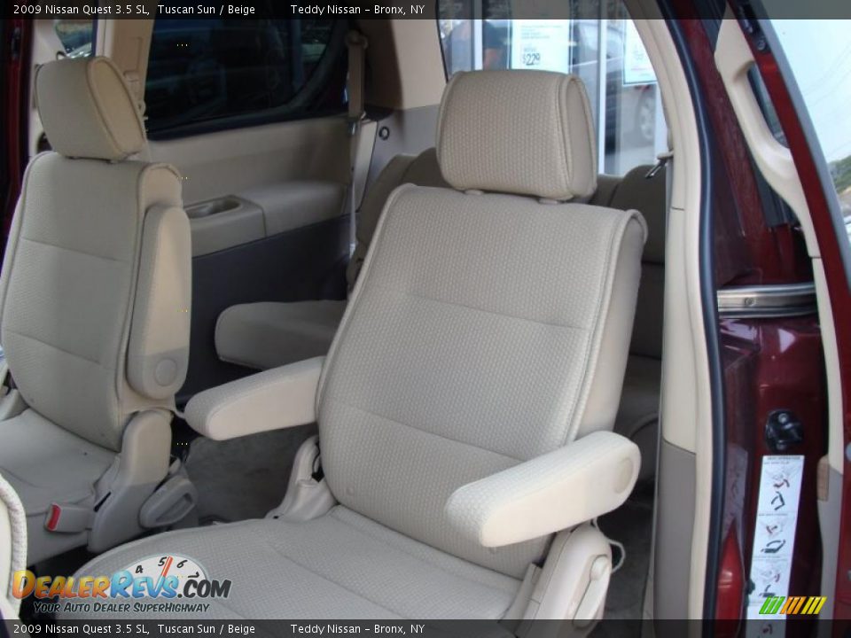 2009 Nissan Quest 3.5 SL Tuscan Sun / Beige Photo #17