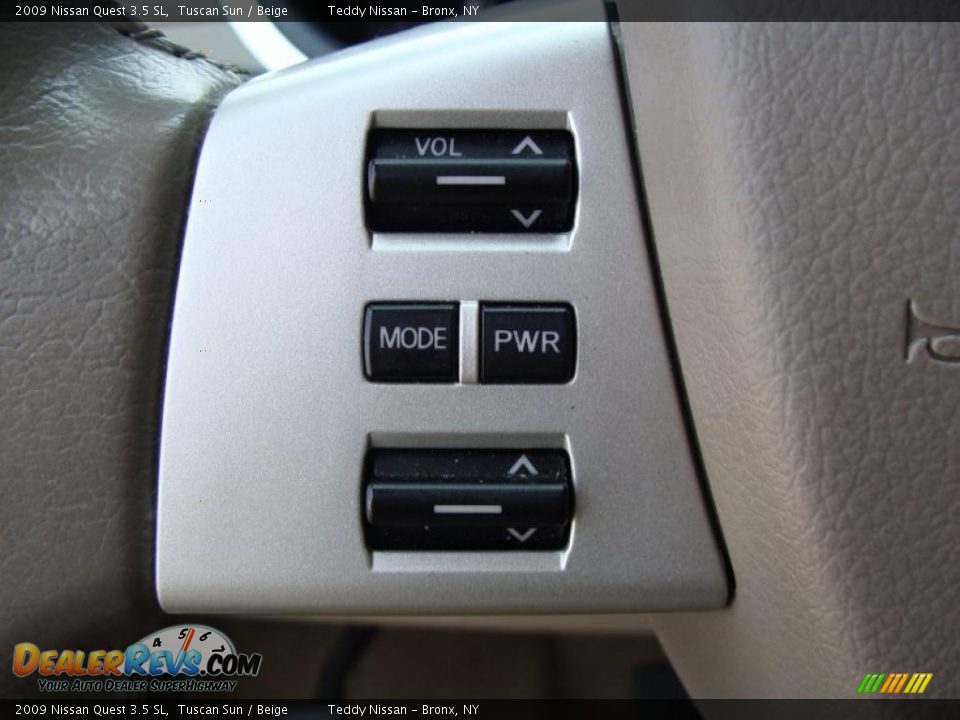 2009 Nissan Quest 3.5 SL Tuscan Sun / Beige Photo #19