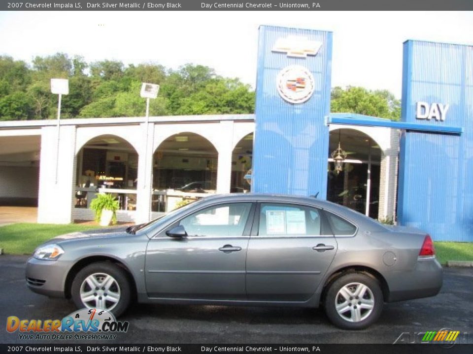 2007 Chevrolet Impala LS Dark Silver Metallic / Ebony Black Photo #2