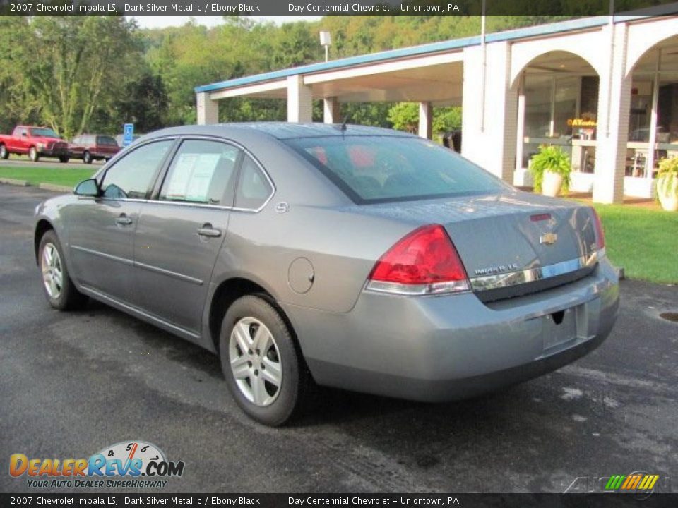 2007 Chevrolet Impala LS Dark Silver Metallic / Ebony Black Photo #3