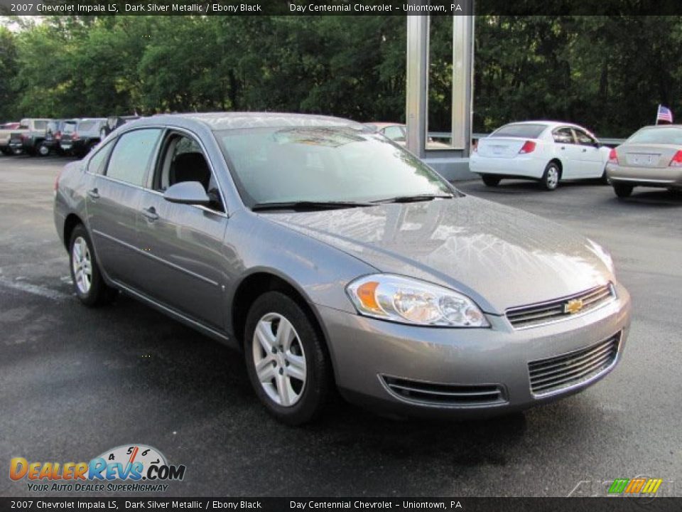 2007 Chevrolet Impala LS Dark Silver Metallic / Ebony Black Photo #6