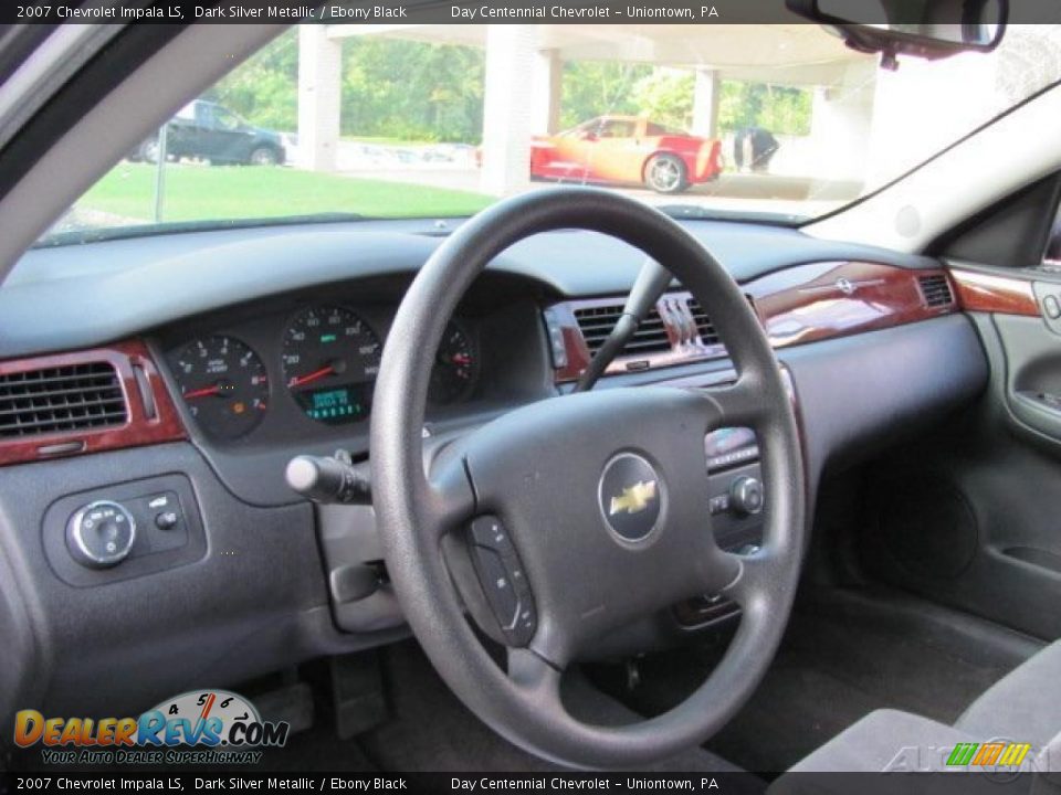 2007 Chevrolet Impala LS Dark Silver Metallic / Ebony Black Photo #8