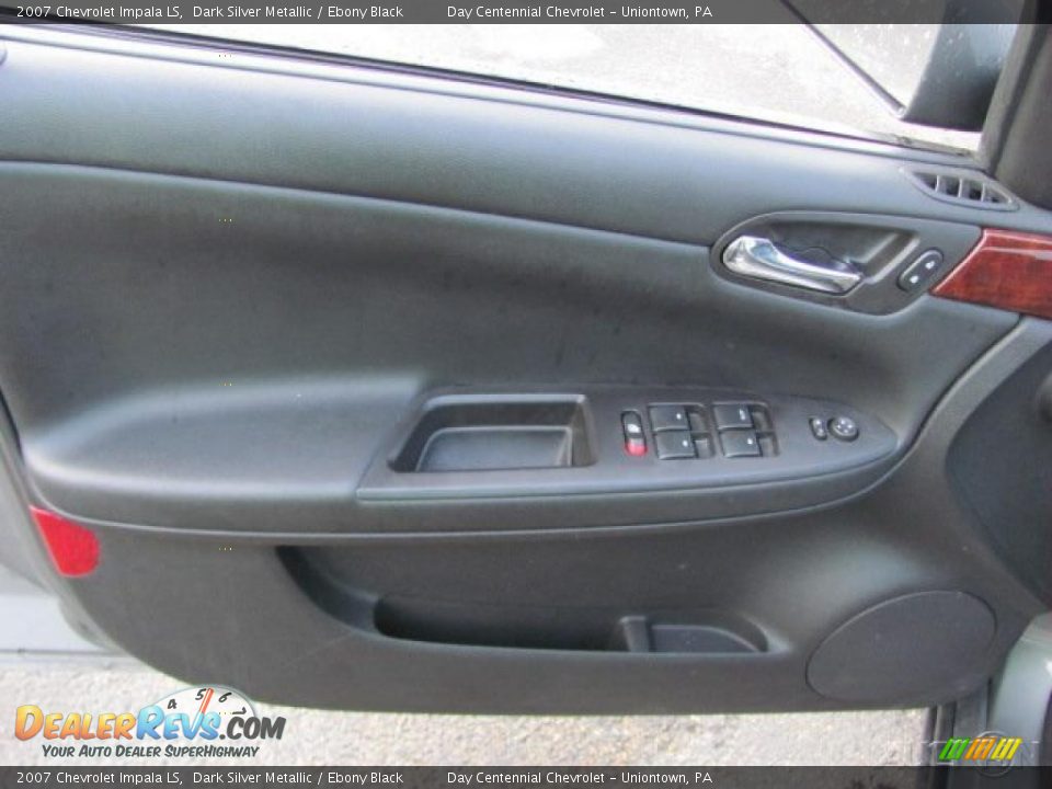 2007 Chevrolet Impala LS Dark Silver Metallic / Ebony Black Photo #9