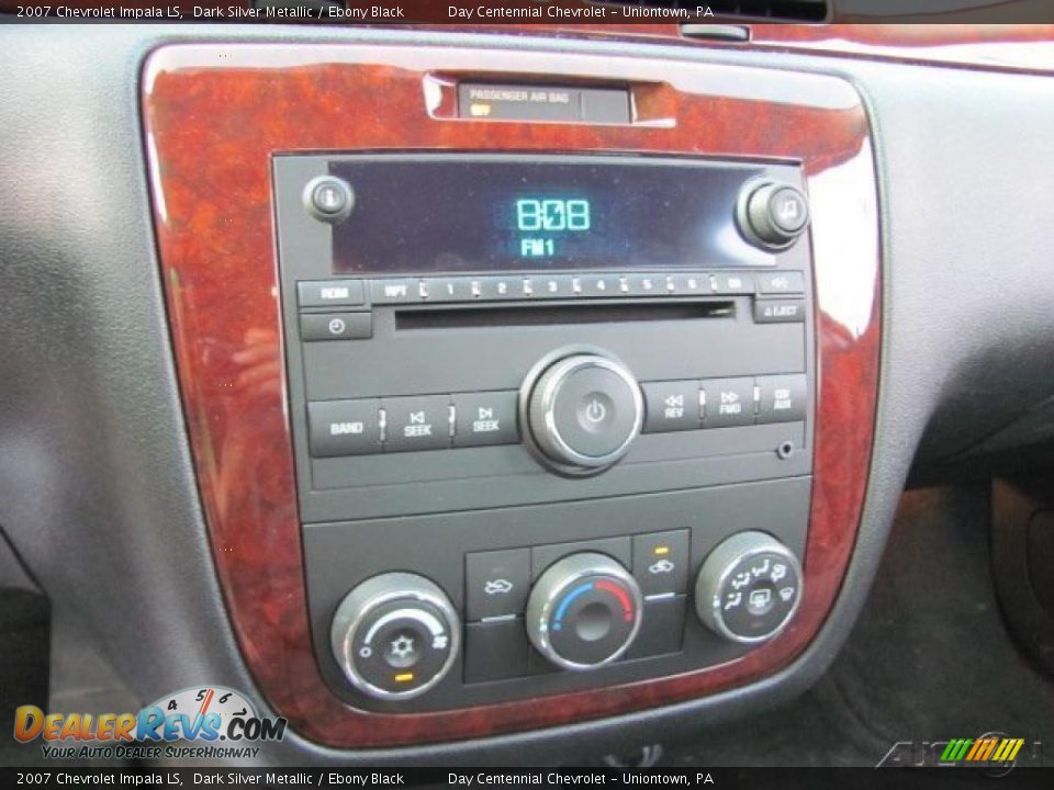 2007 Chevrolet Impala LS Dark Silver Metallic / Ebony Black Photo #10