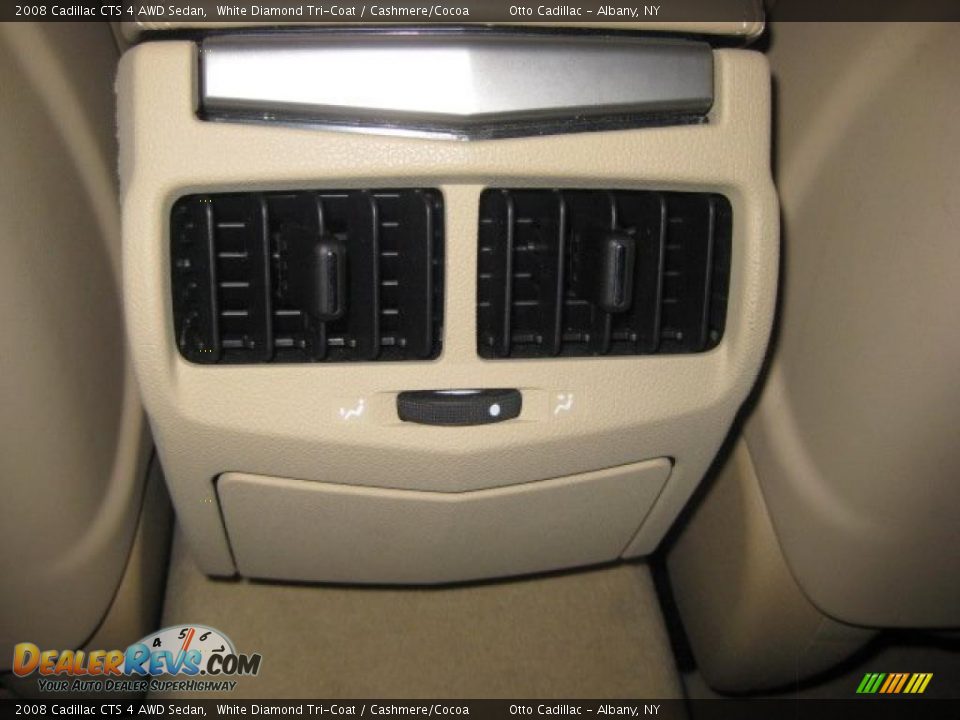 2008 Cadillac CTS 4 AWD Sedan White Diamond Tri-Coat / Cashmere/Cocoa Photo #15
