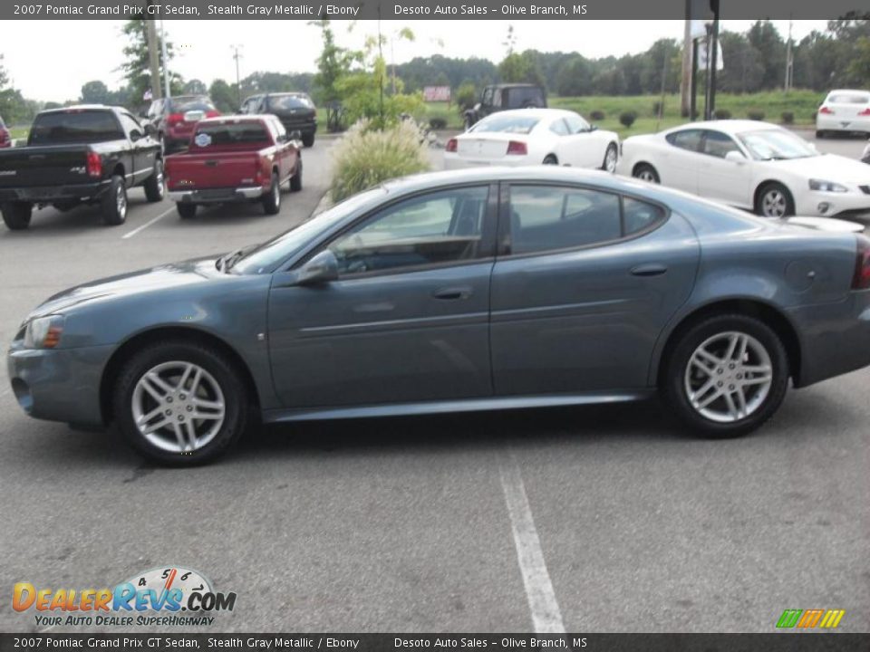 2007 Pontiac Grand Prix GT Sedan Stealth Gray Metallic / Ebony Photo #3
