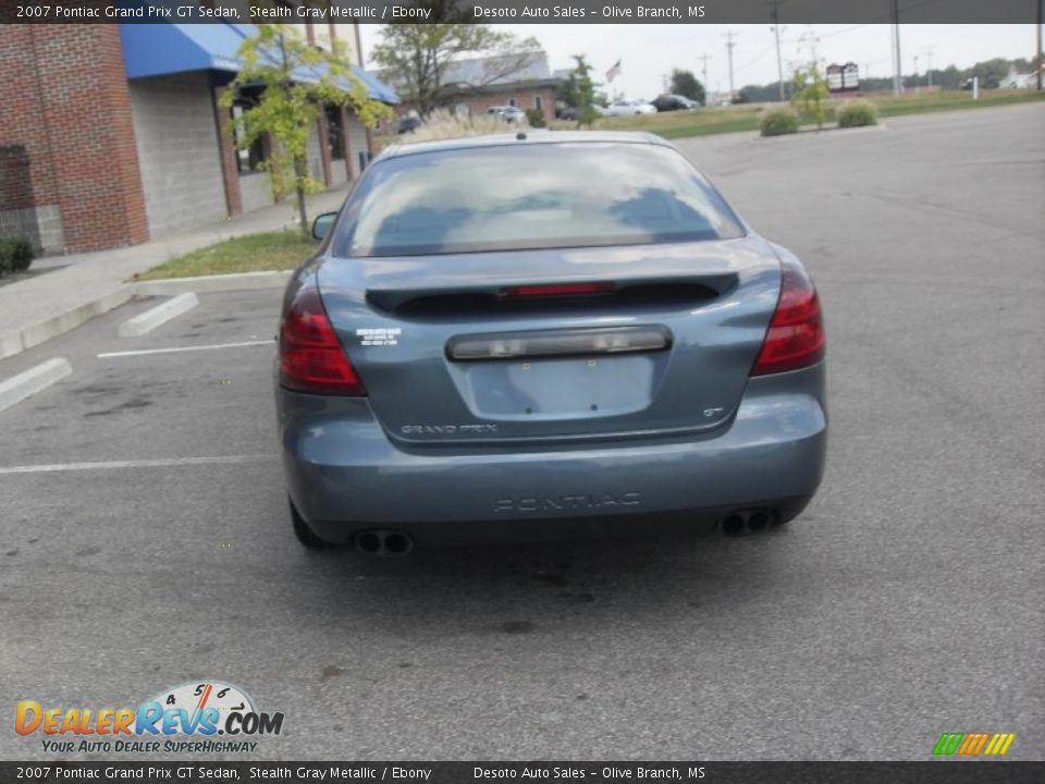 2007 Pontiac Grand Prix GT Sedan Stealth Gray Metallic / Ebony Photo #5