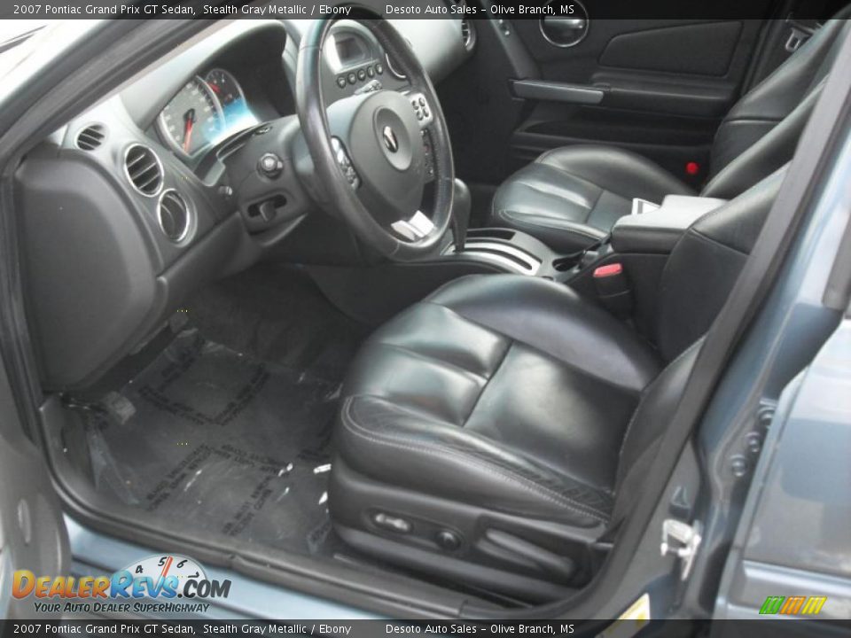 2007 Pontiac Grand Prix GT Sedan Stealth Gray Metallic / Ebony Photo #7
