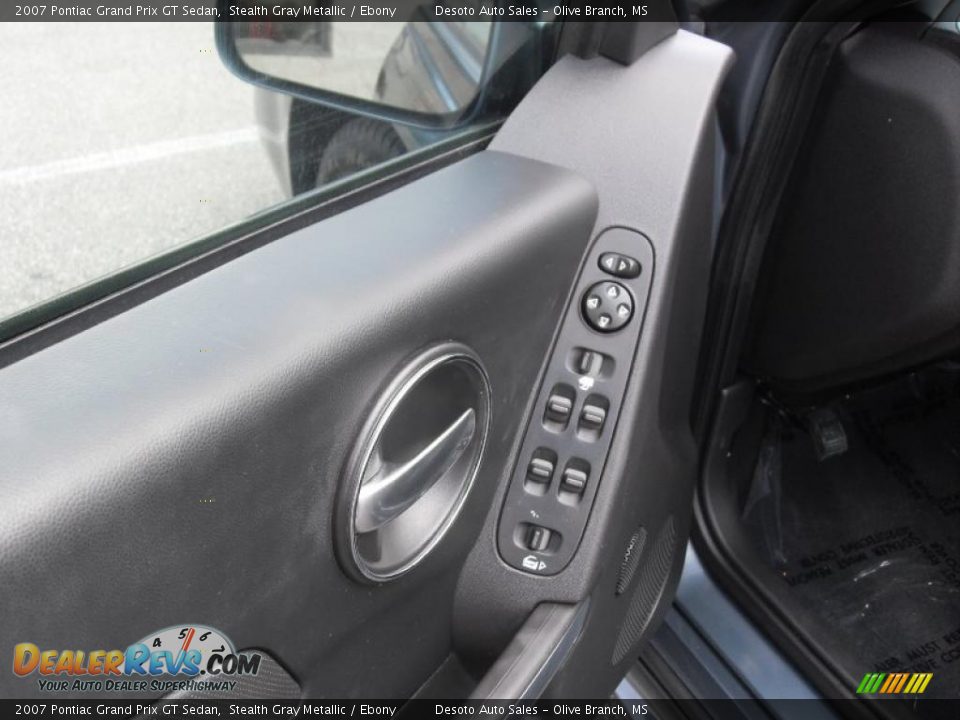 2007 Pontiac Grand Prix GT Sedan Stealth Gray Metallic / Ebony Photo #9