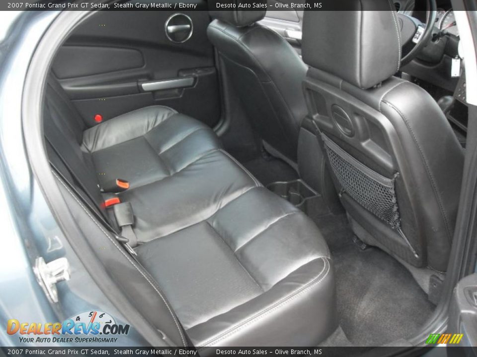 2007 Pontiac Grand Prix GT Sedan Stealth Gray Metallic / Ebony Photo #10