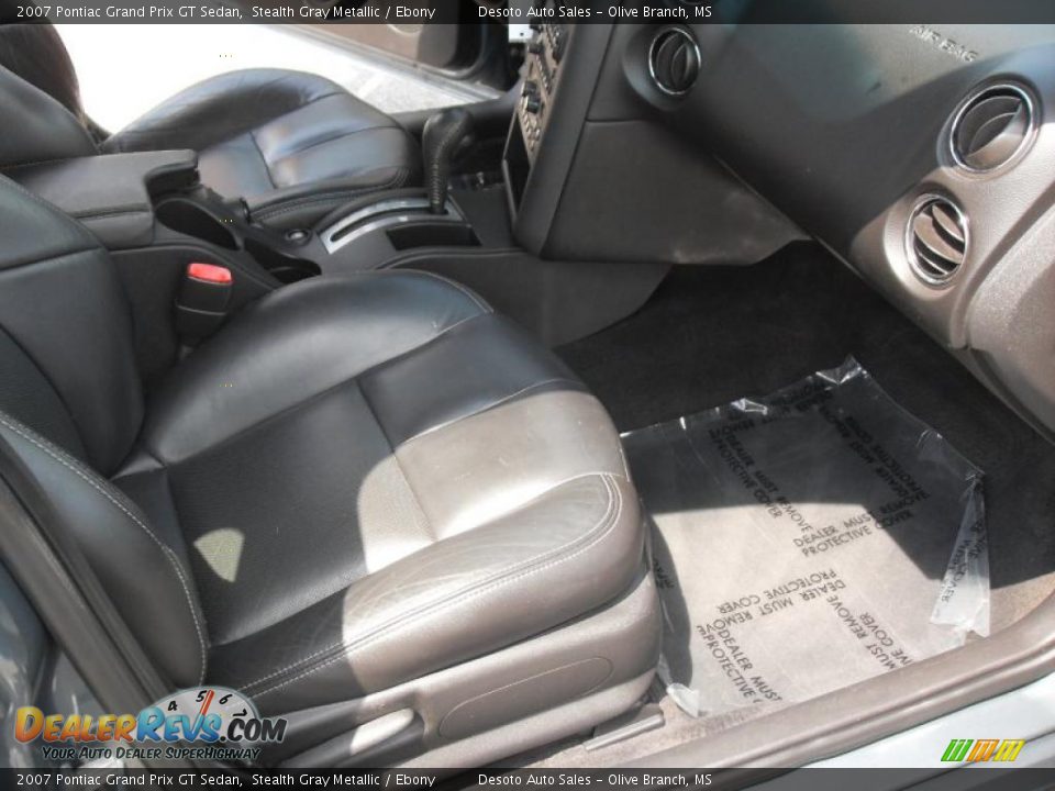 2007 Pontiac Grand Prix GT Sedan Stealth Gray Metallic / Ebony Photo #11
