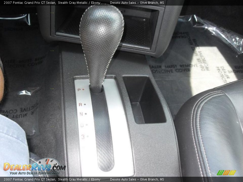 2007 Pontiac Grand Prix GT Sedan Stealth Gray Metallic / Ebony Photo #17