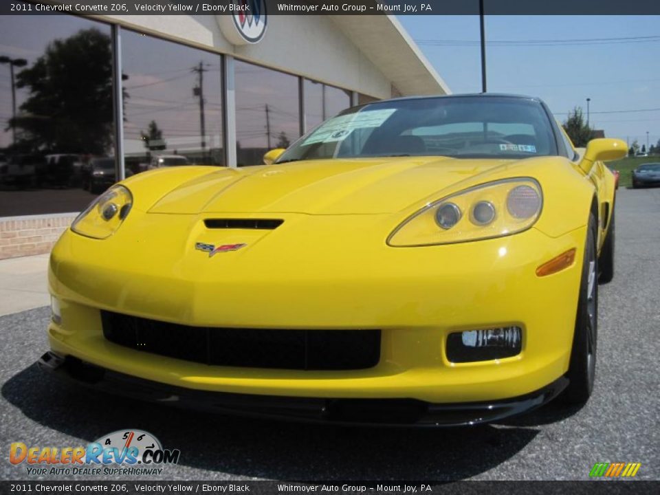 Velocity Yellow 2011 Chevrolet Corvette Z06 Photo #4