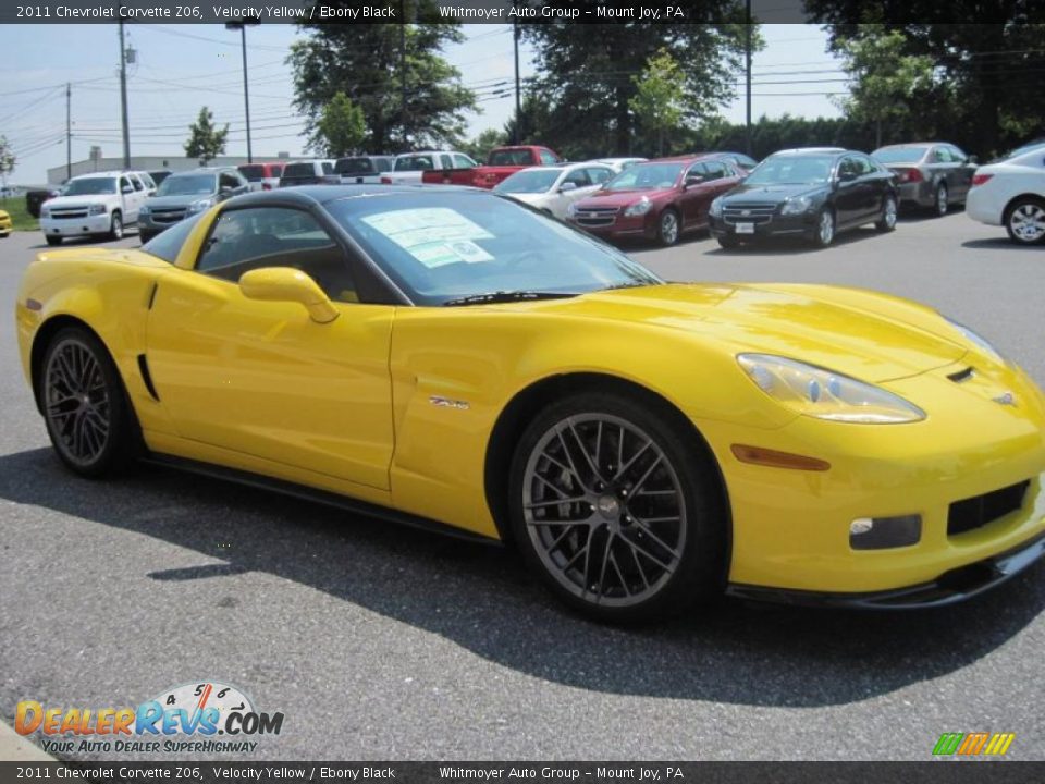 Velocity Yellow 2011 Chevrolet Corvette Z06 Photo #7